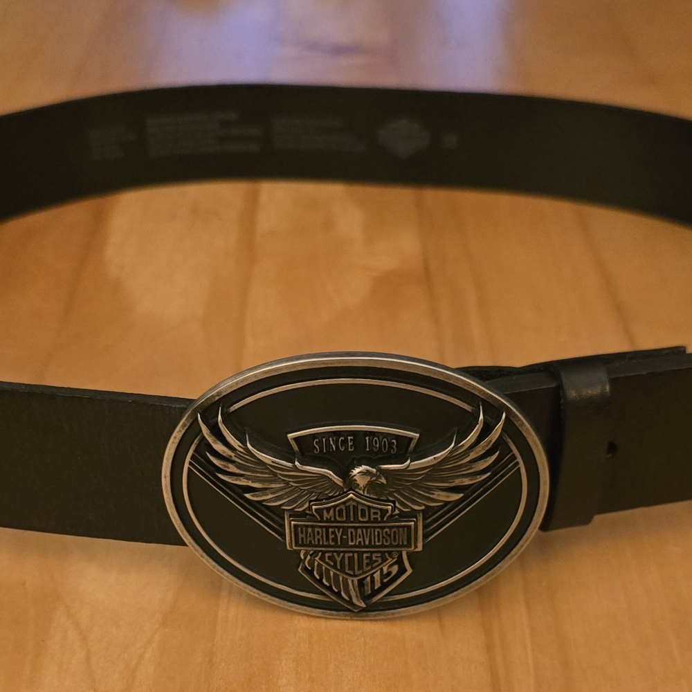 Men’s 115th Anniversary Belt & Eagle Buckle Size 38